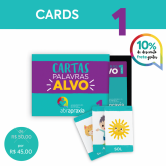 Doe R$ 50,00 e ganhe os CARDS Palavras Alvo