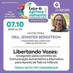 Detalhes do eventos Curso Internacional - Comunicação Alternativa e Aumentativa 2023
