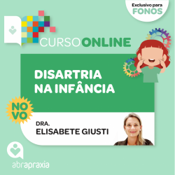 Detalhes do eventos Curso Online Disartria na Infância - Exclusivo Fonoaudiólogos