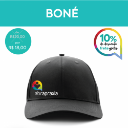 Detalhes do produto Doe R$ 20,00 e ganhe um Boné da Abrapraxia - Preto