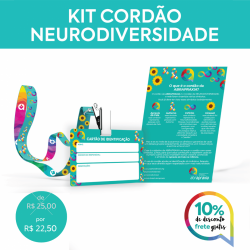 Detalhes do produto Doe R$ 25,00 e Ganhe o Kit Crachá Neurodiversidade