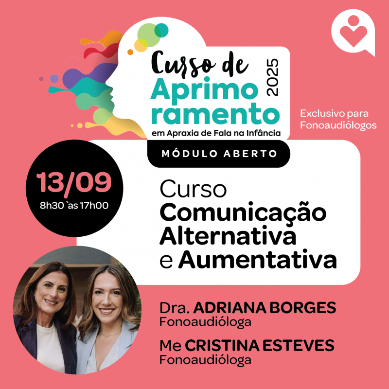 Módulo Aberto Aprimoramento 2025- Curso Comunicação Alternativa e Aumentativa 2025