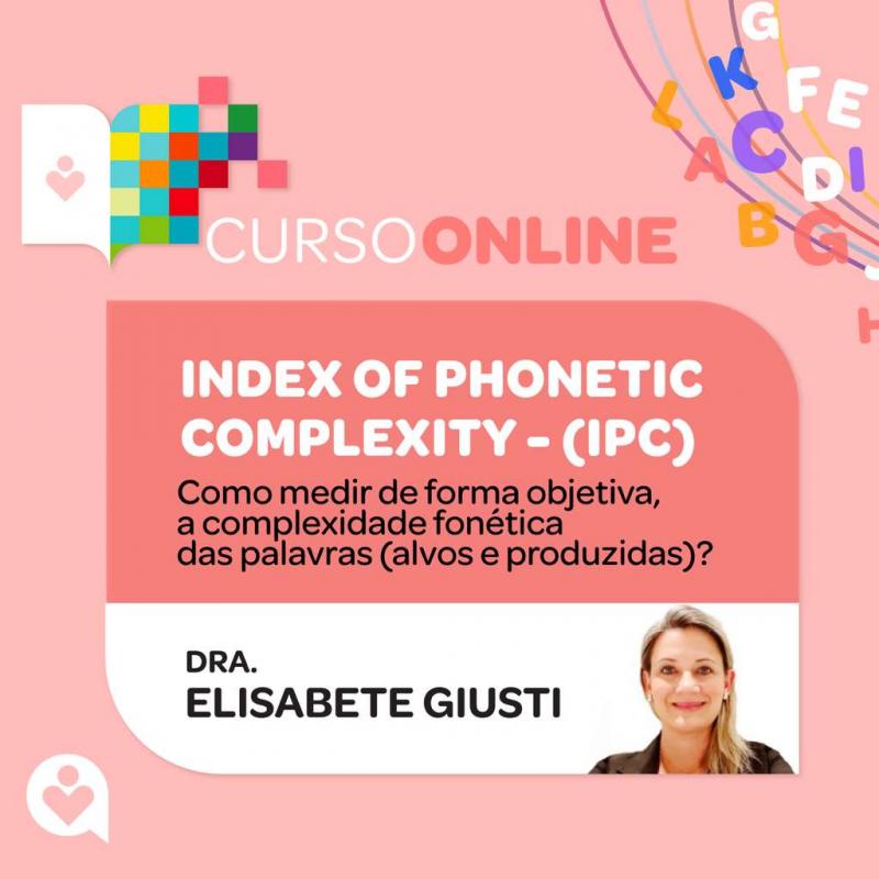 Curso Online IPC - Index Of Phonetic Complexity 